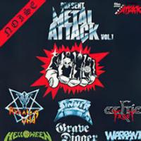 Metal Attack VOL. 1 Grave Digger Running Wild Helloween Warrant Sinner Celtic Frost V/A LP