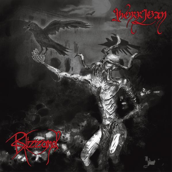MORRIGAN (Germany) / BLIZZARD (Germany) - Split , black Vinyl Gatefold 12