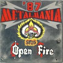 Metalmania '87 - Stos (Pol.) / Open Fire (Pol.) Split LP